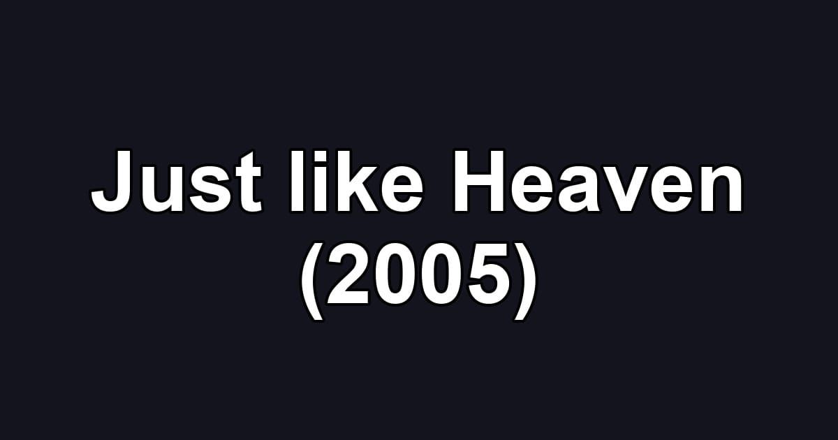 Just like Heaven (2005)