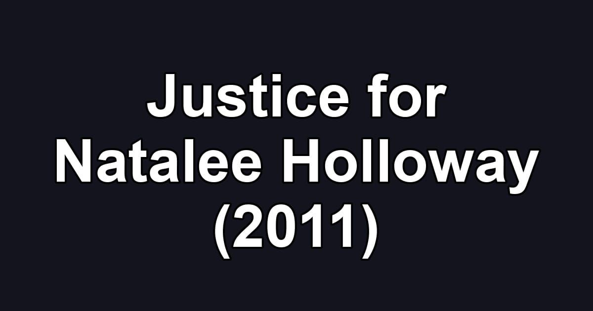 Justice for Natalee Holloway (2011)