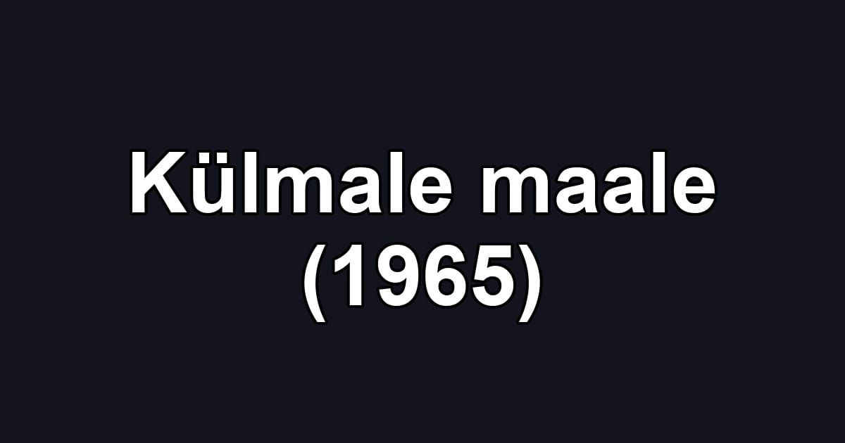 Külmale maale (1965)