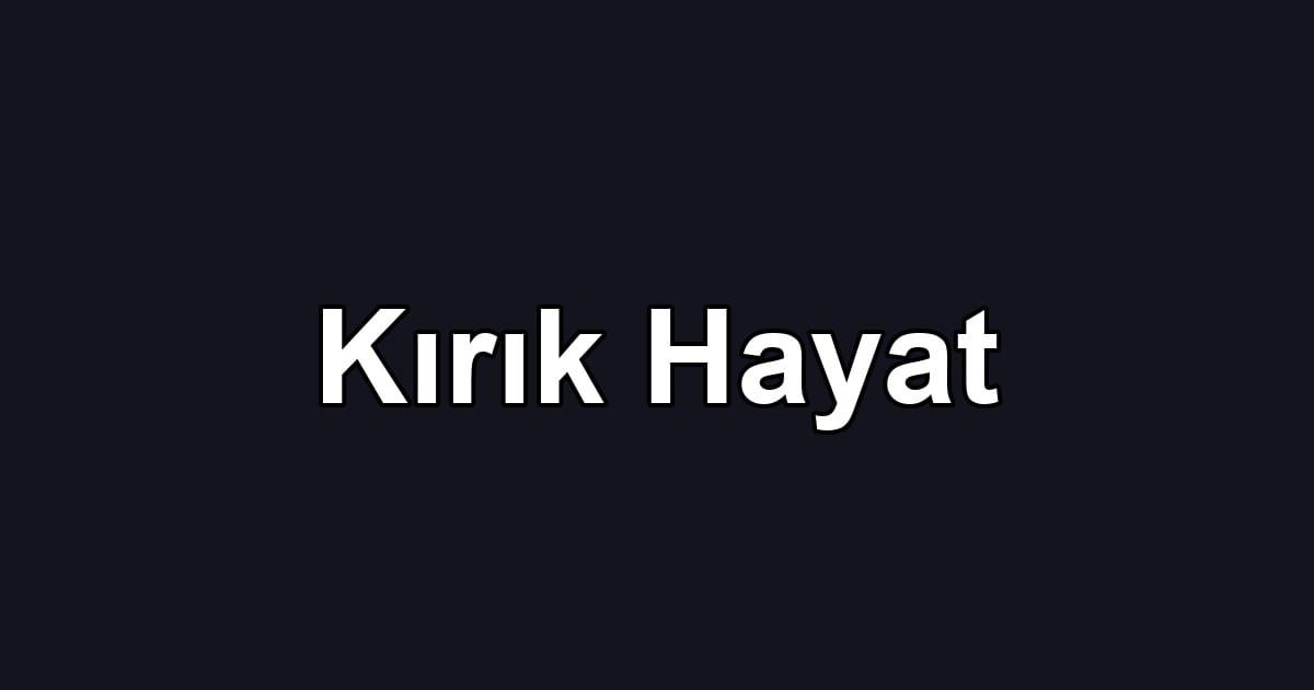 Kırık Hayat