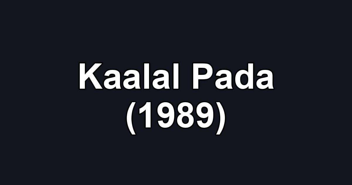 Kaalal Pada (1989)