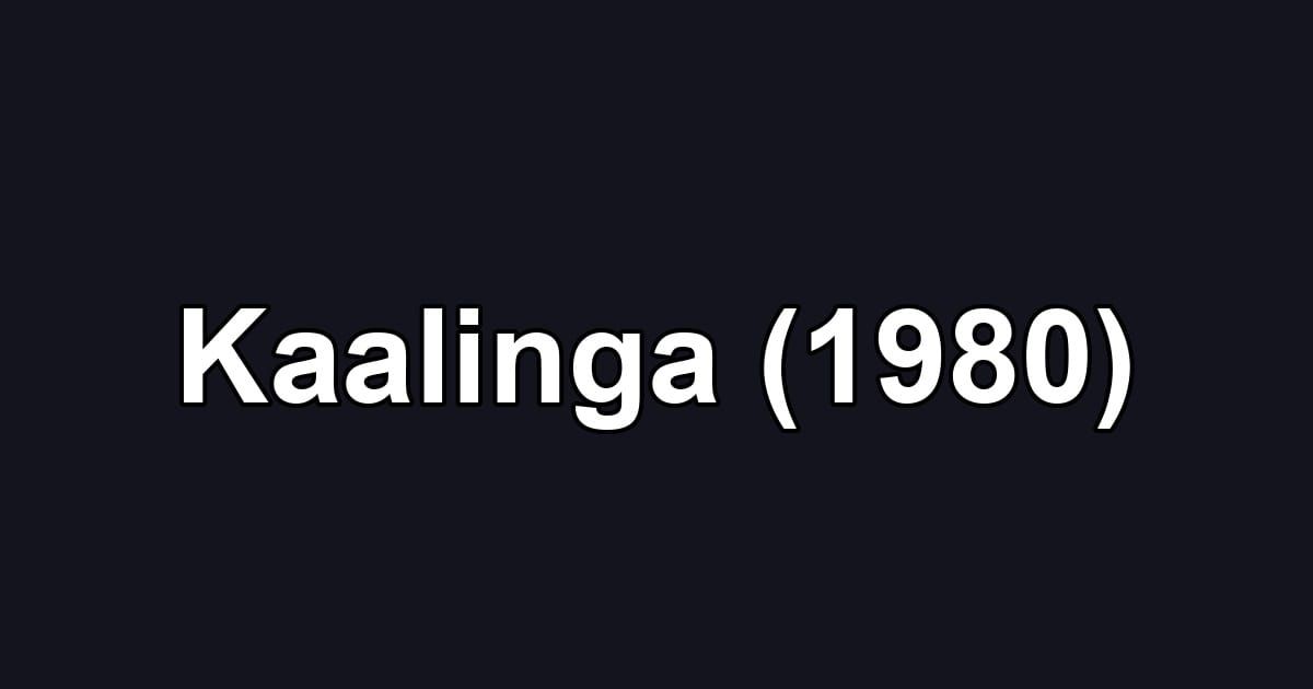 Kaalinga (1980)