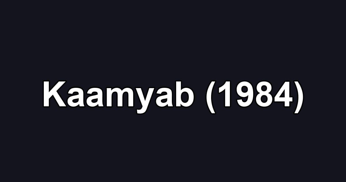 Kaamyab (1984)