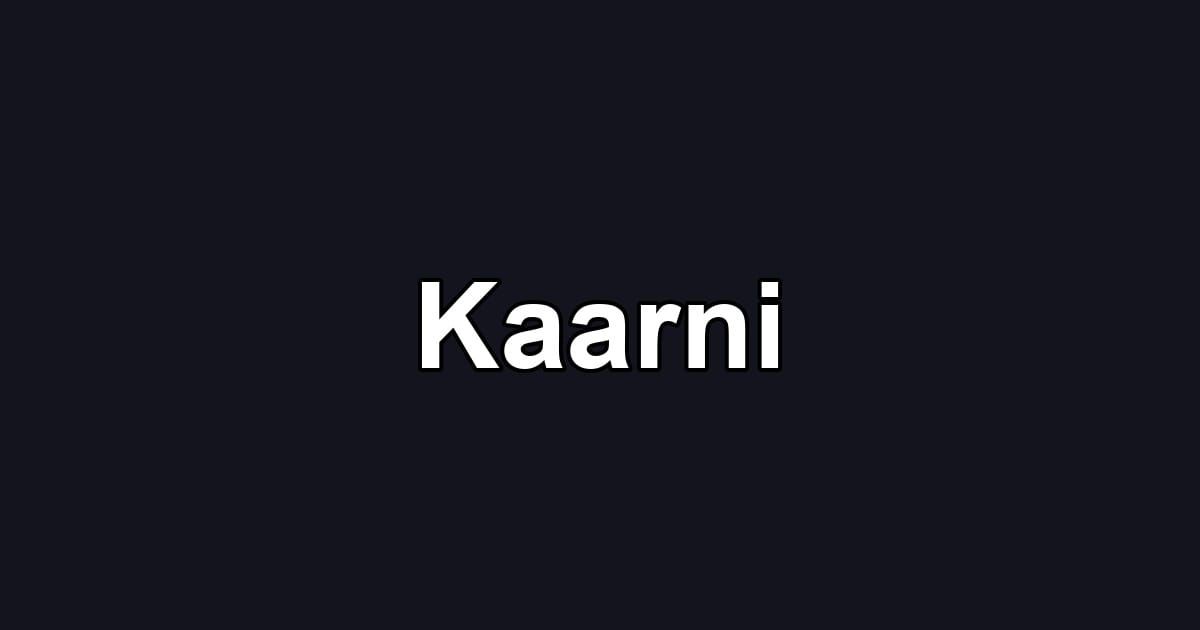 Kaarni