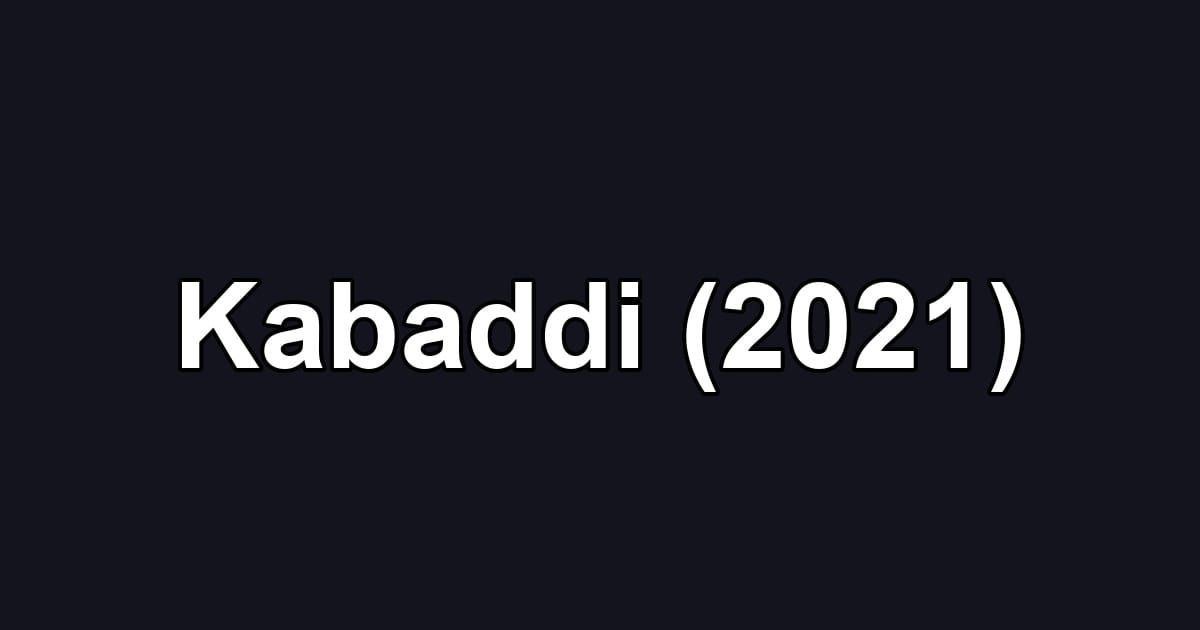 Kabaddi (2021)