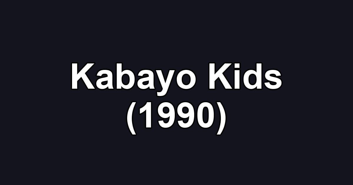Kabayo Kids (1990)