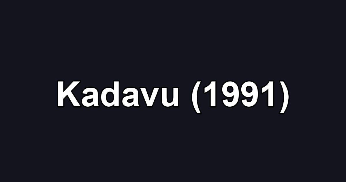 Kadavu (1991)