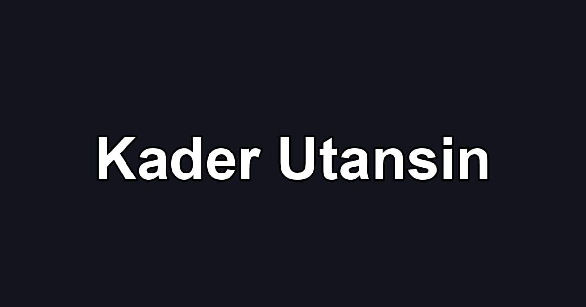 Kader Utansin