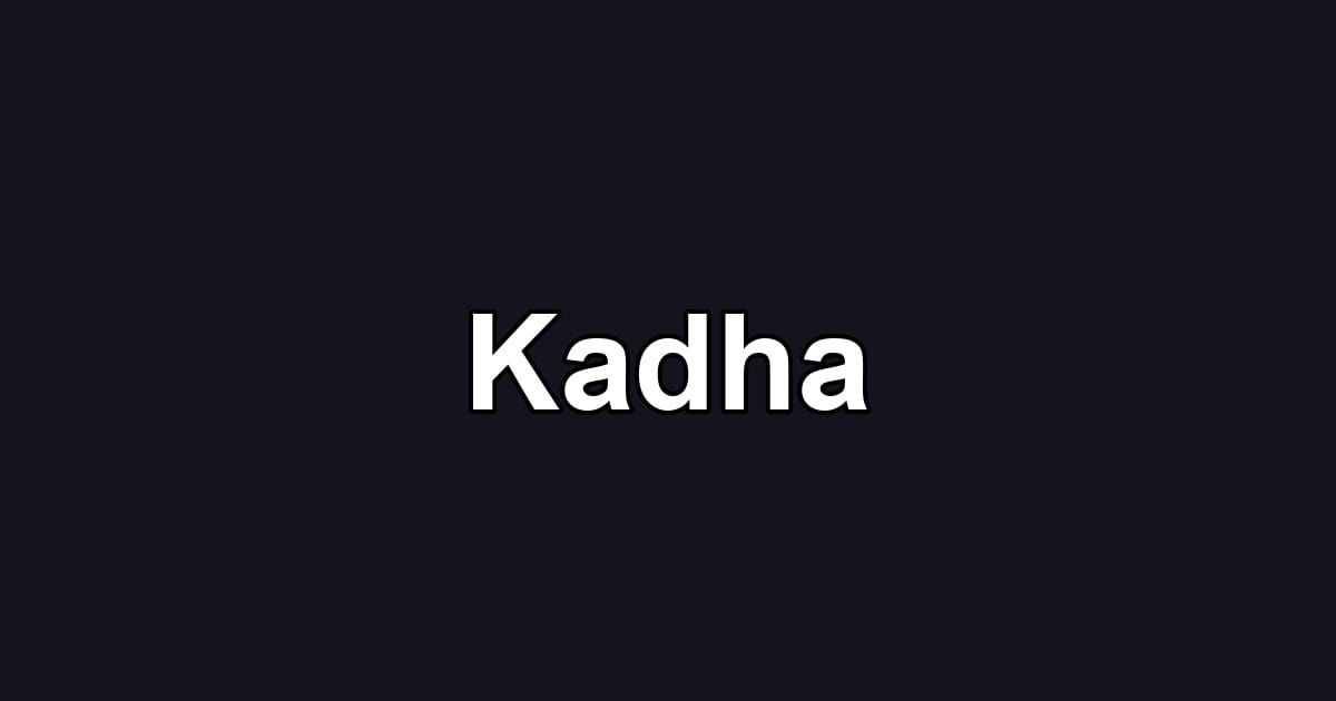 Kadha