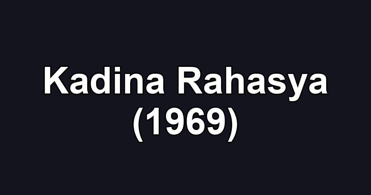 Kadina Rahasya (1969)