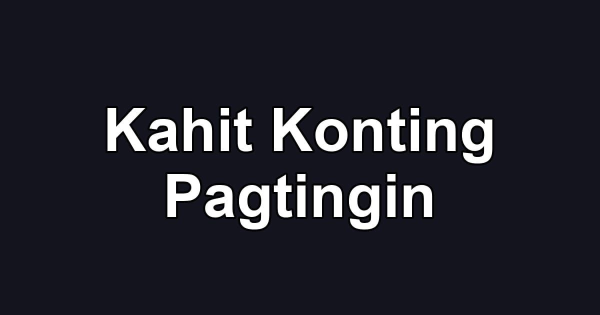 Kahit Konting Pagtingin