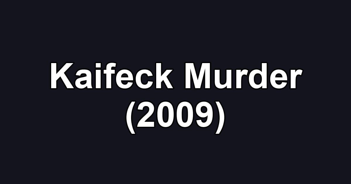Kaifeck Murder (2009)