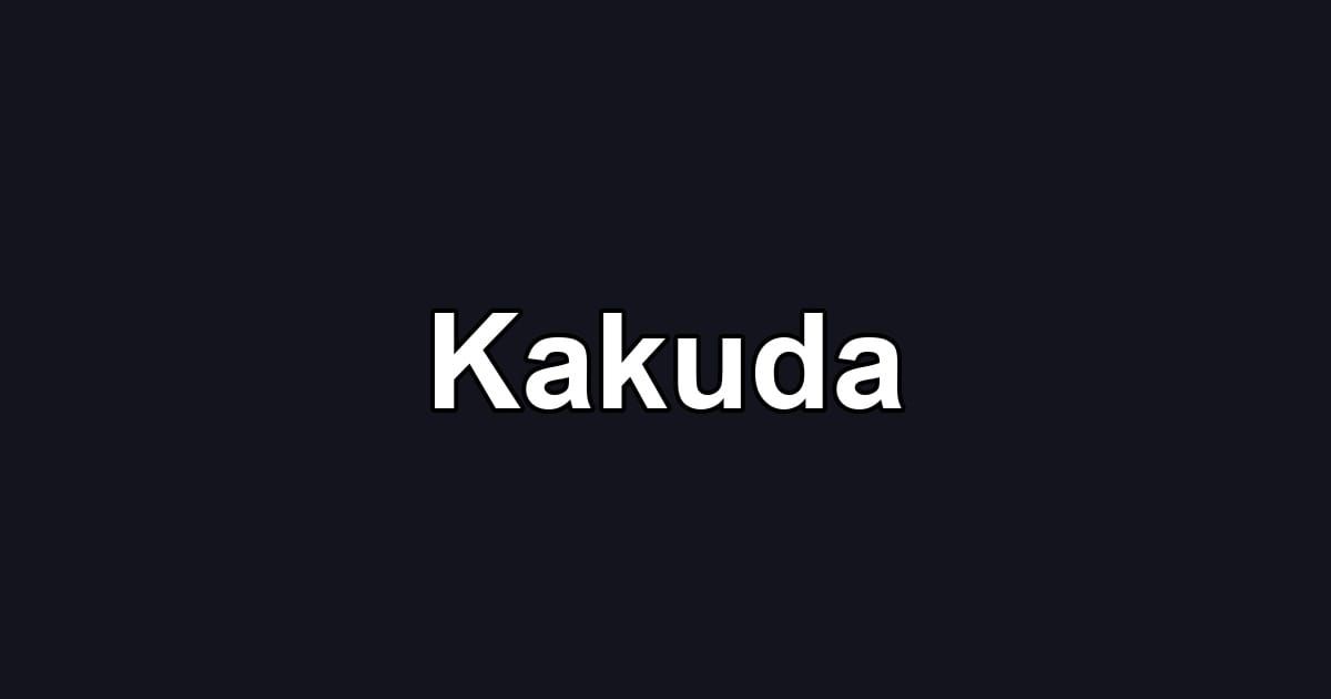 Kakuda