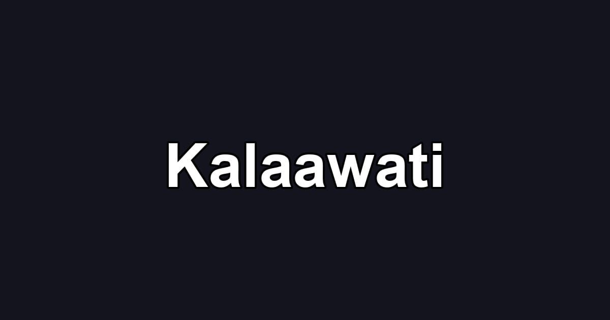 Kalaawati