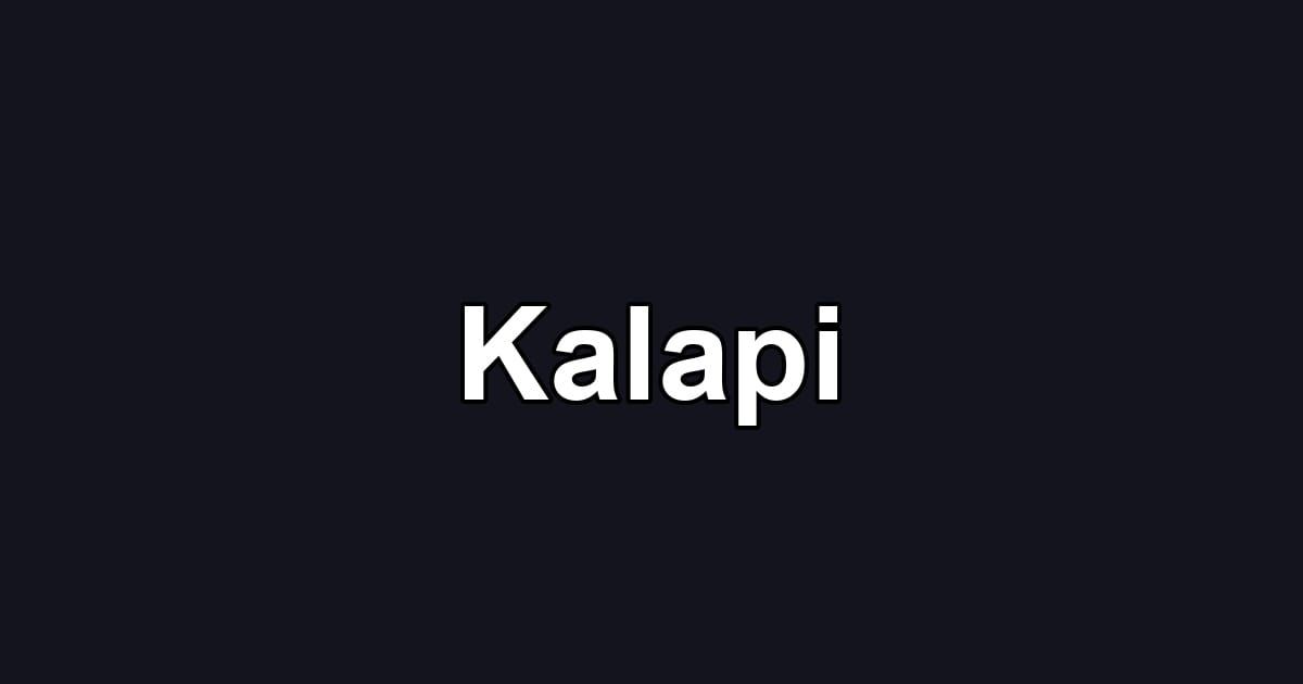 Kalapi