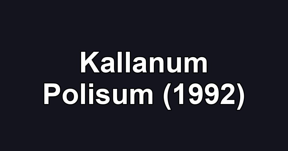 Kallanum Polisum (1992)