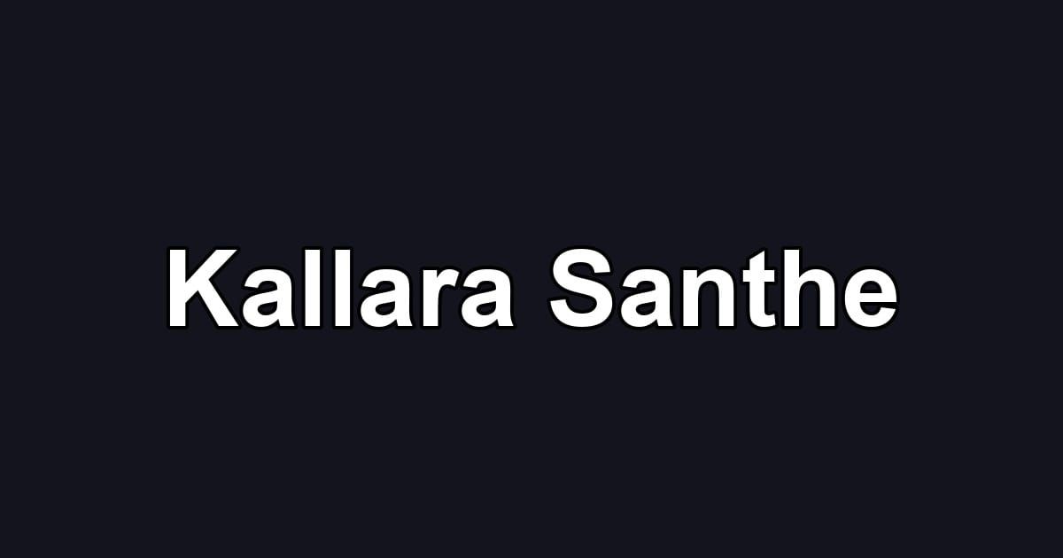 Kallara Santhe