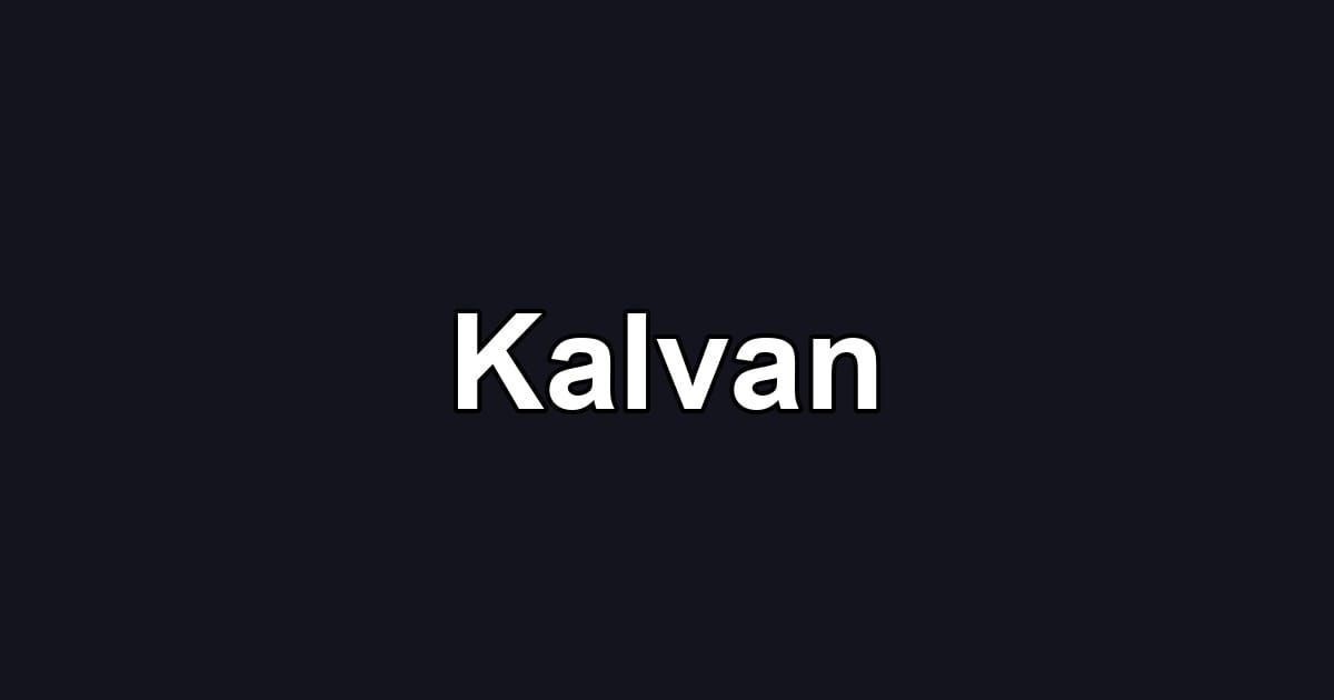 Kalvan