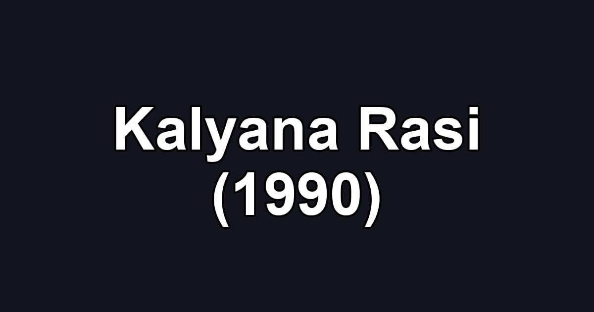 Kalyana Rasi (1990)