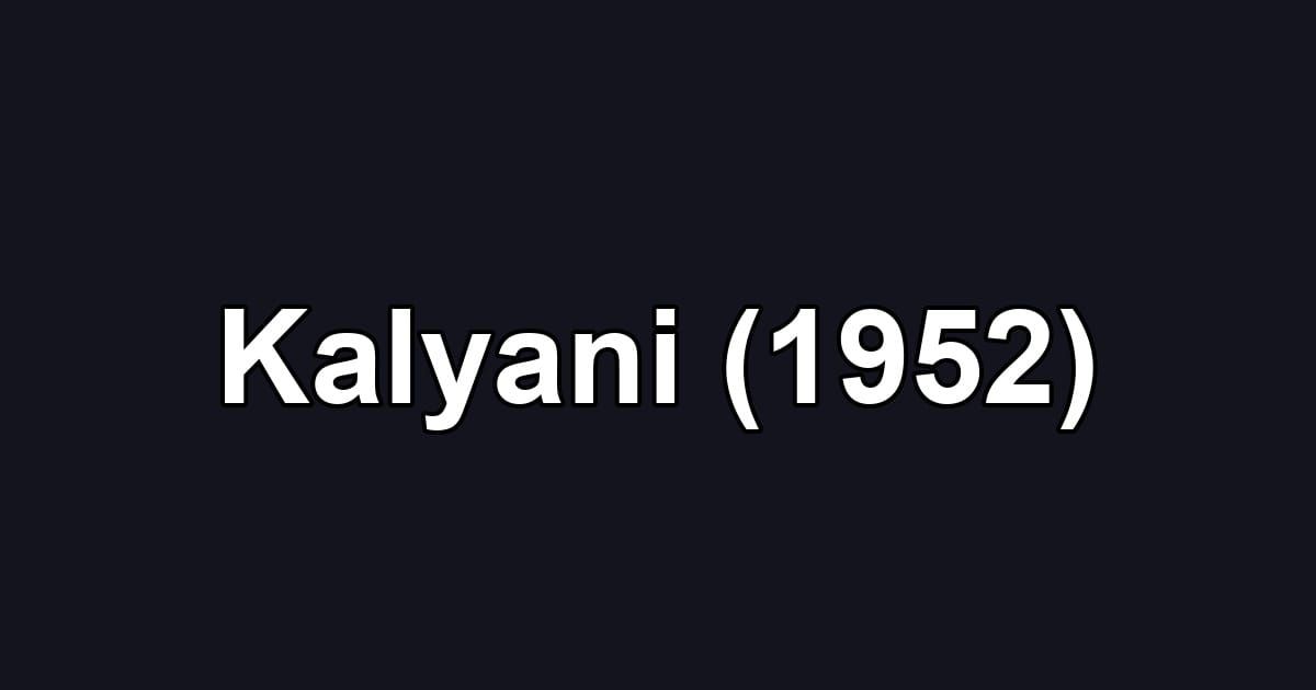 Kalyani (1952)