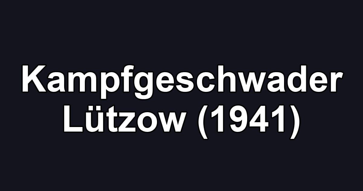 Kampfgeschwader Lützow (1941)