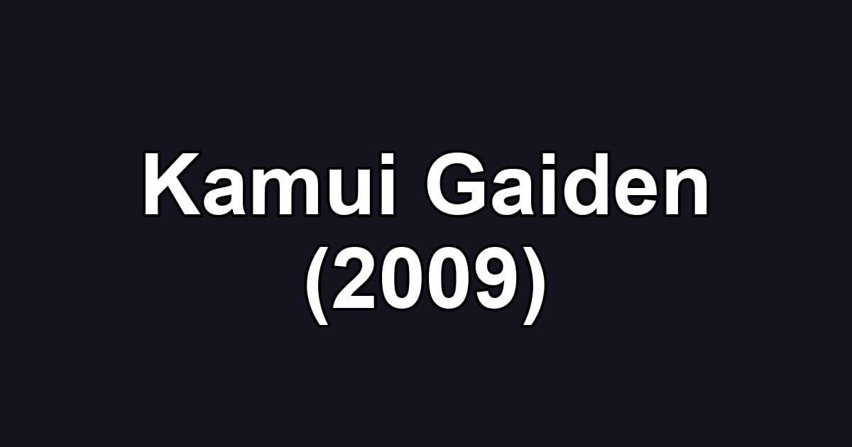 Kamui Gaiden (2009)