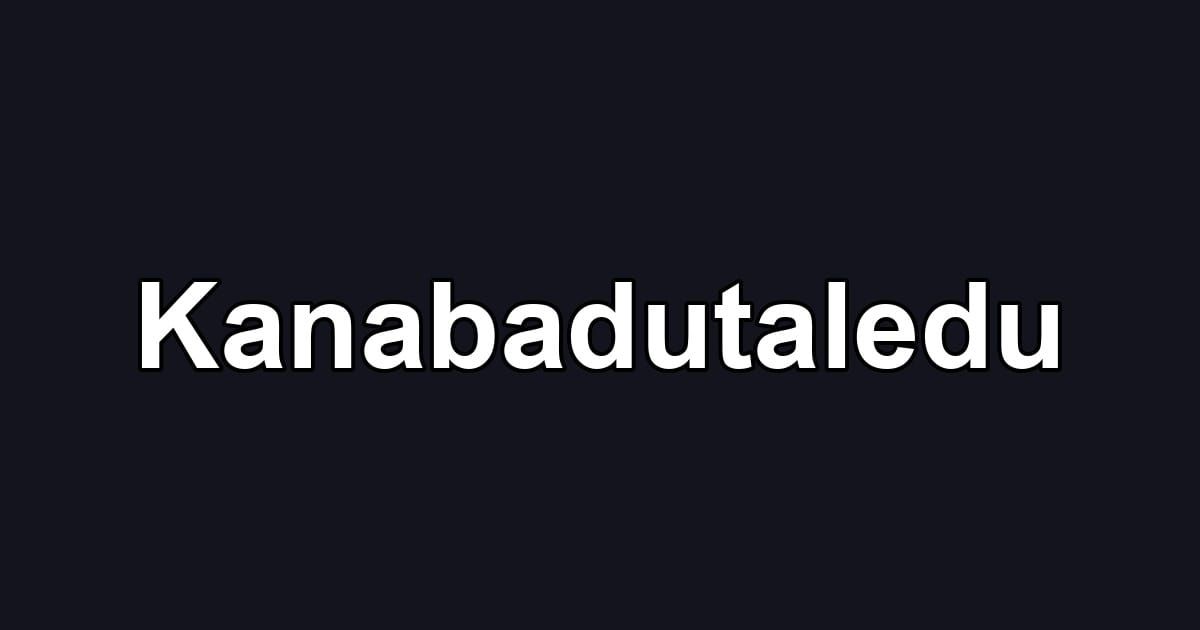 Kanabadutaledu