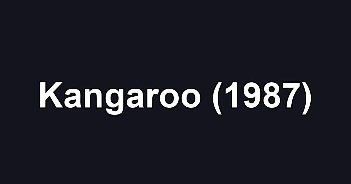 Kangaroo (1987)
