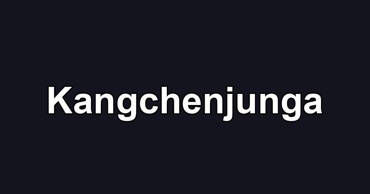 Kangchenjunga