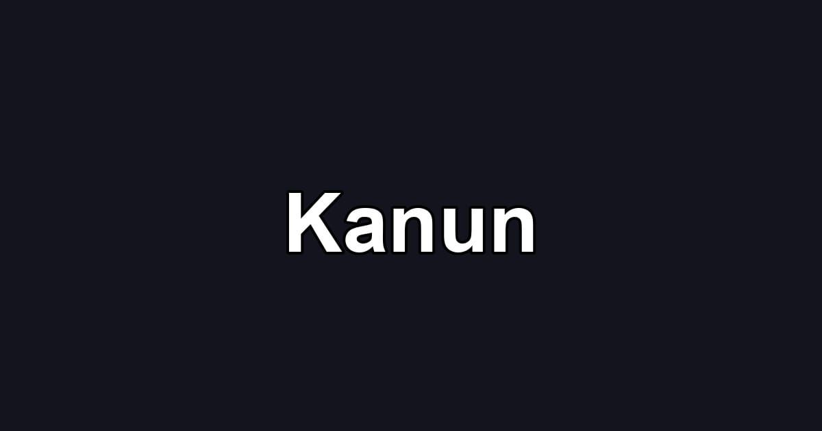 Kanun