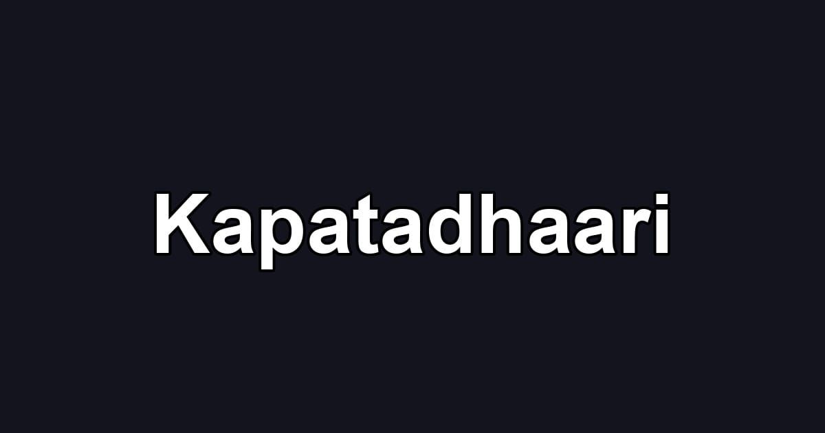 Kapatadhaari