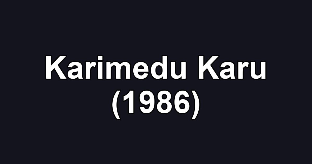 Karimedu Karu (1986)