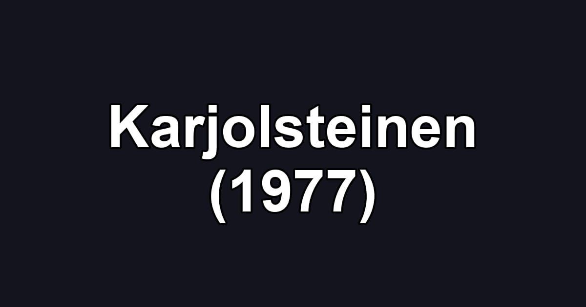 Karjolsteinen (1977)