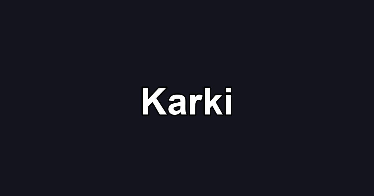 Karki
