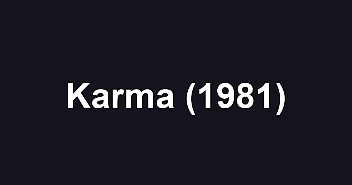 Karma (1981)