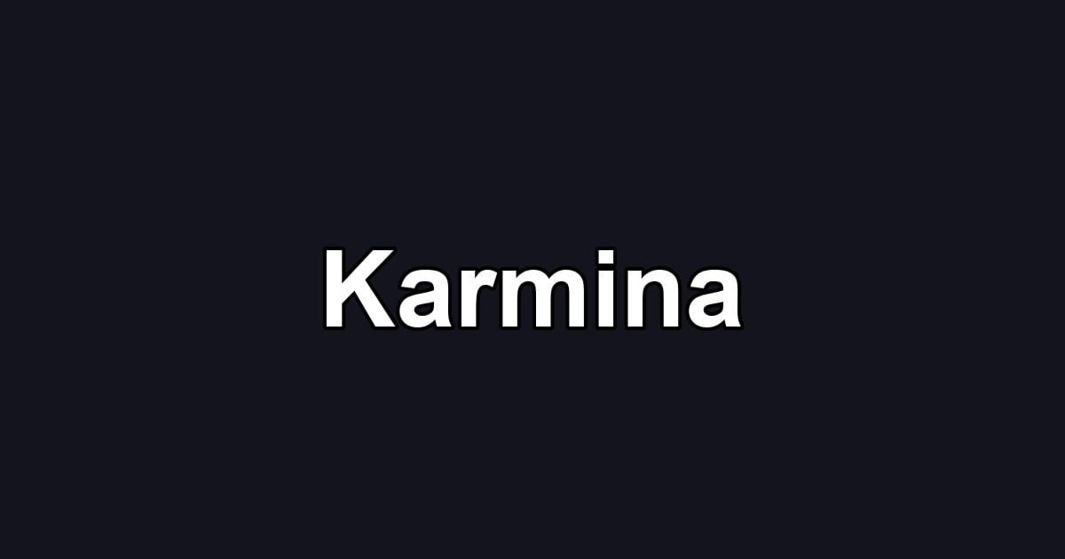Karmina