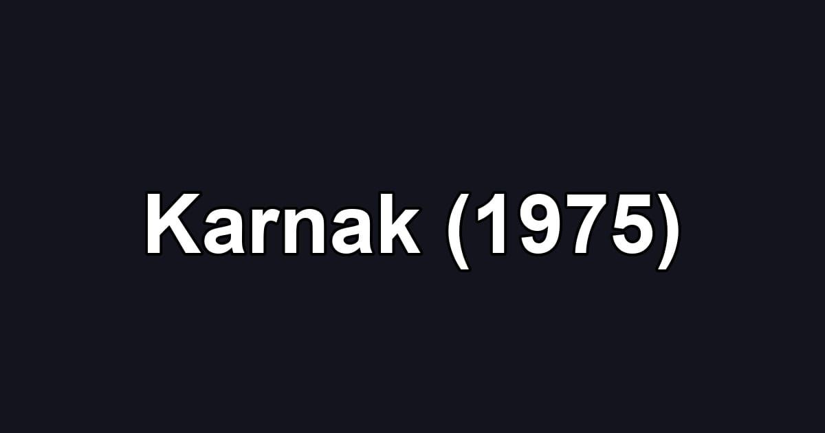 Karnak (1975)