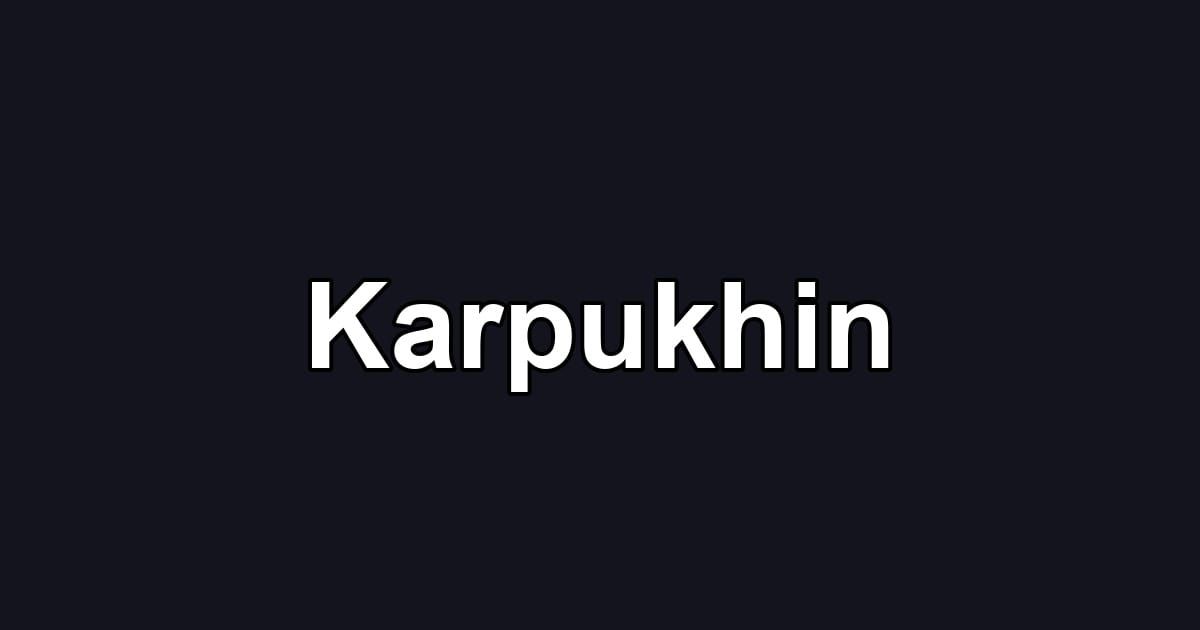 Karpukhin