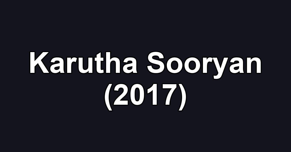 Karutha Sooryan (2017)