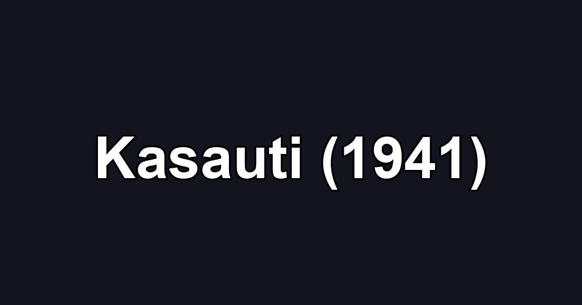 Kasauti (1941)