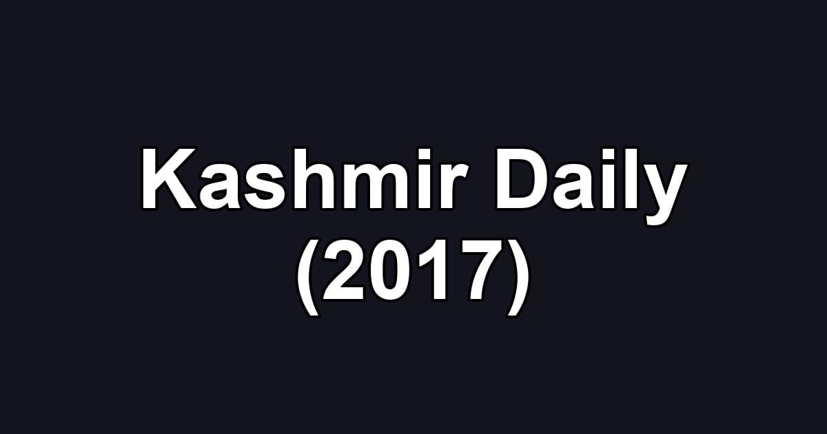 Kashmir Daily (2017)
