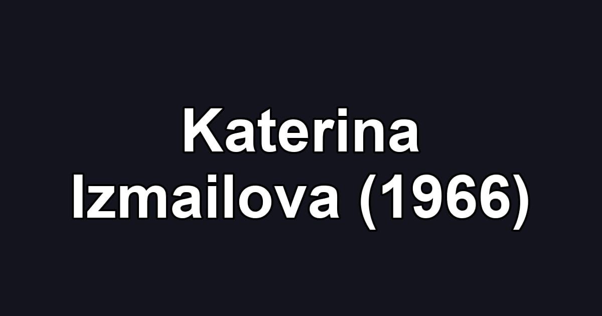 Katerina Izmailova (1966)