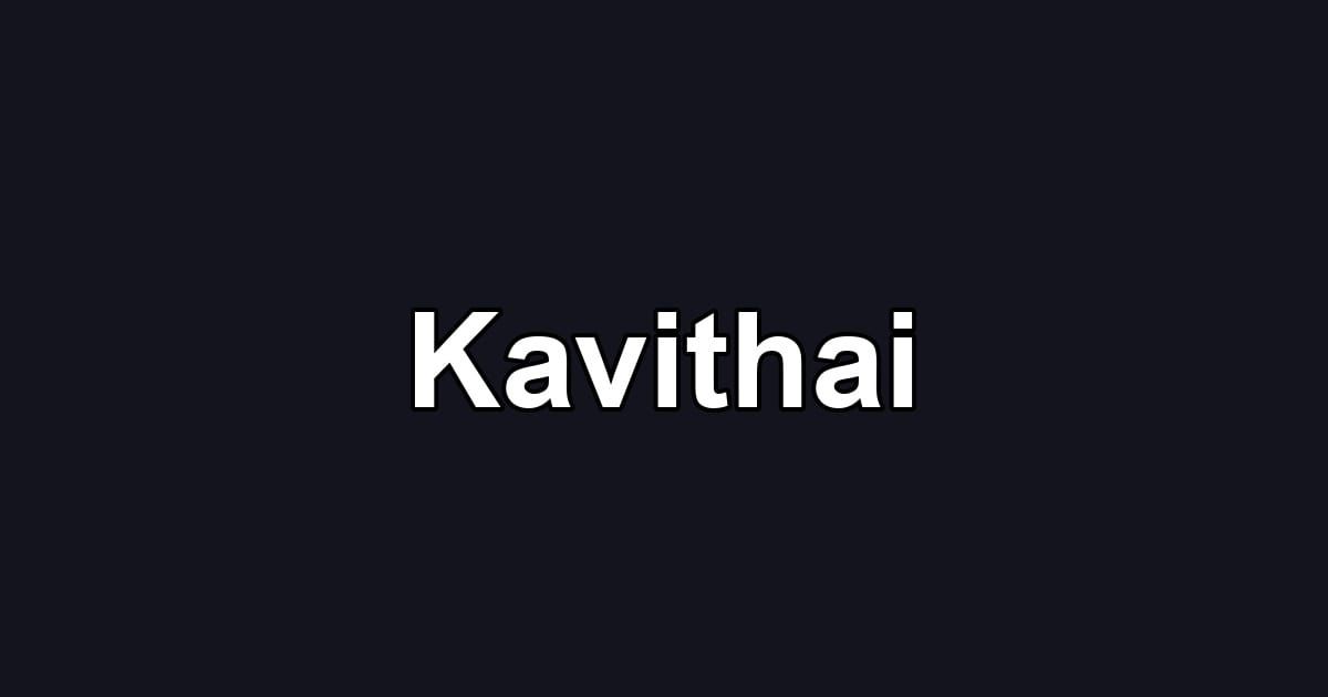 Kavithai
