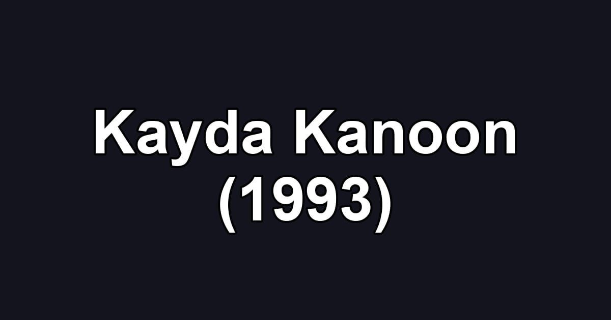 Kayda Kanoon (1993)