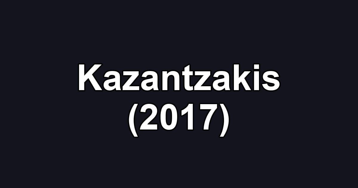 Kazantzakis (2017)