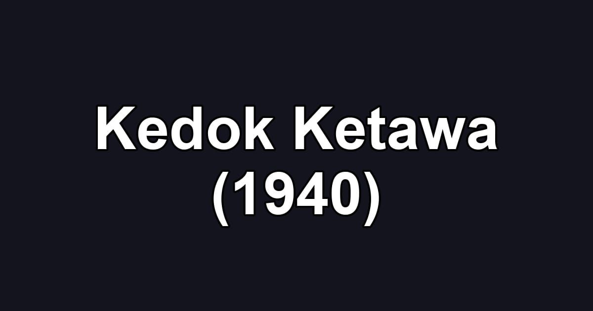 Kedok Ketawa (1940)