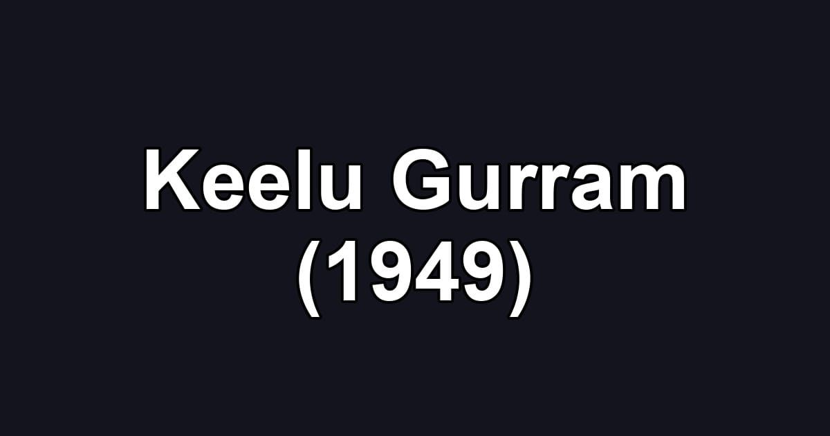 Keelu Gurram (1949)