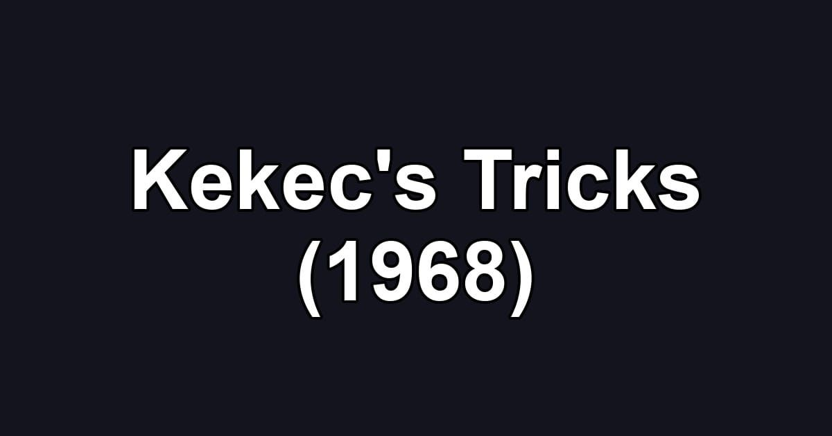 Kekec's Tricks (1968)