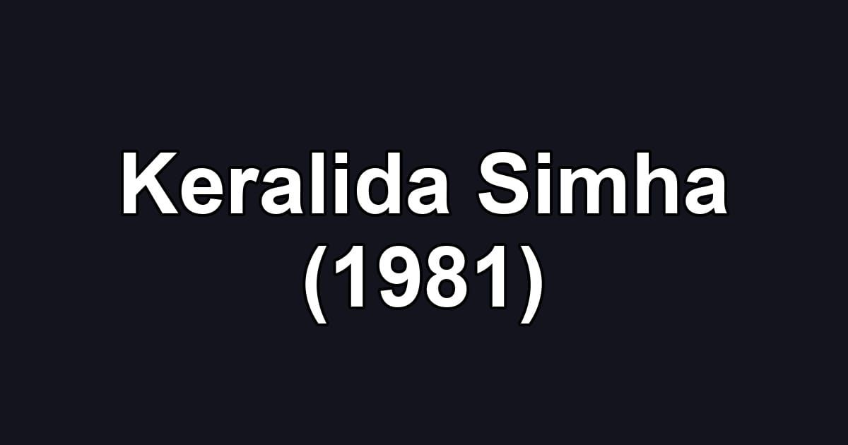 Keralida Simha (1981)