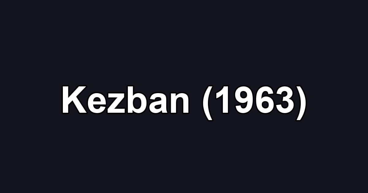Kezban (1963)